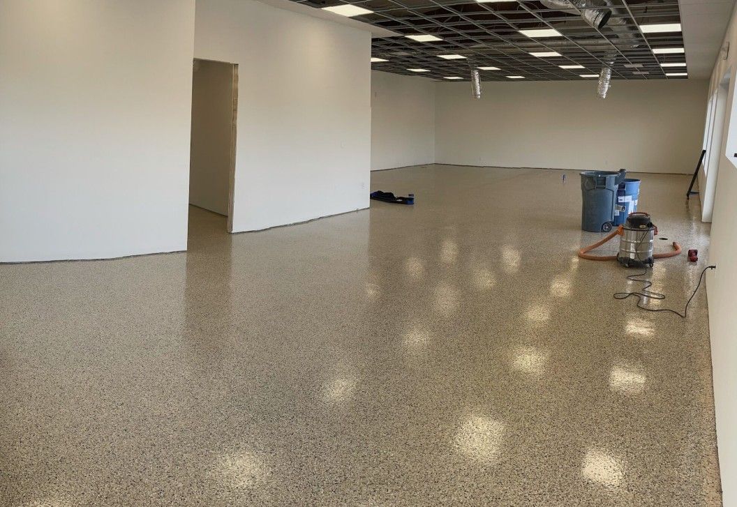 Installation of epoxy floor in State Rd commercial space