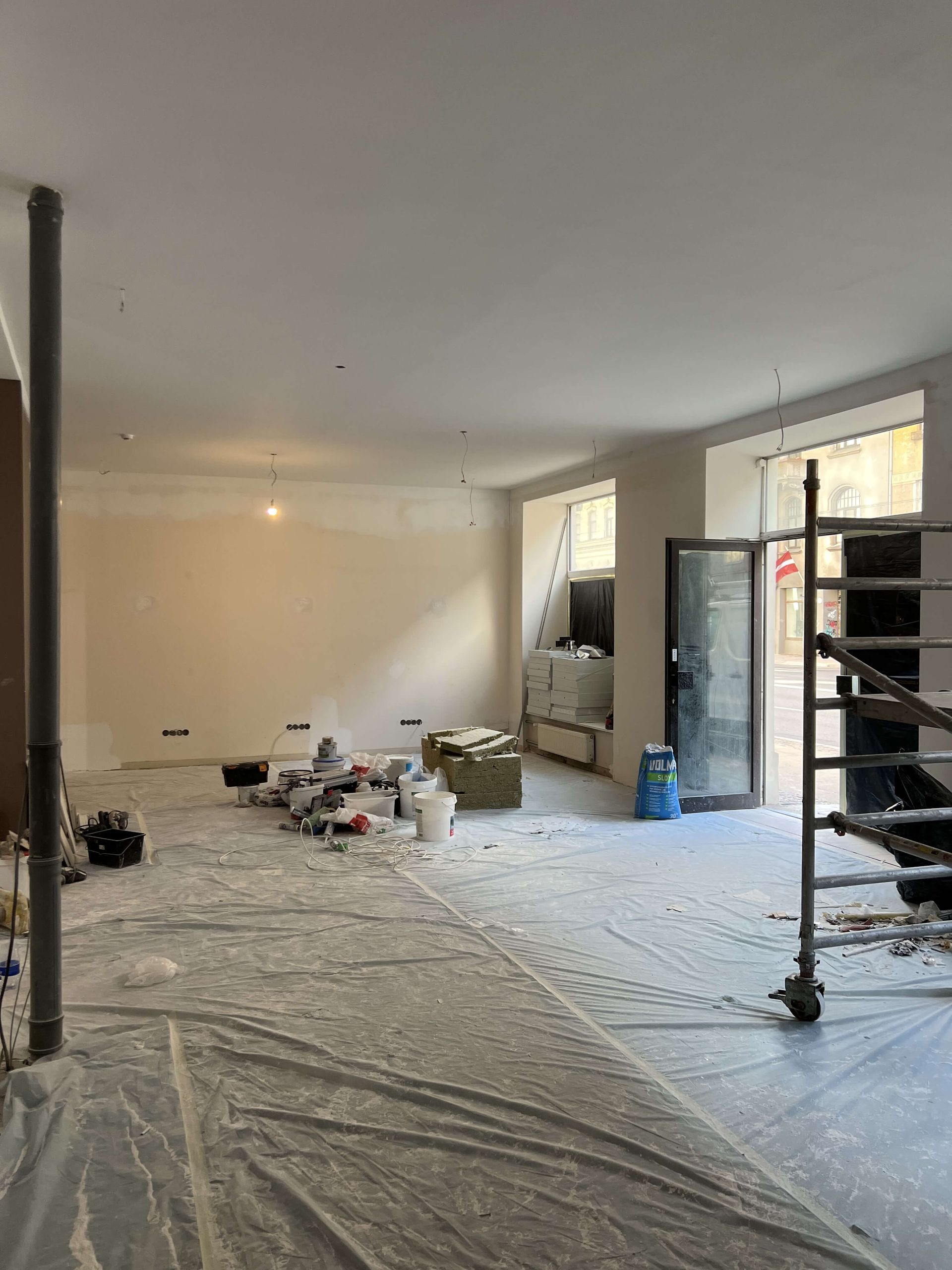 Biroja kapitālie remonta darbi. Brivibas iela