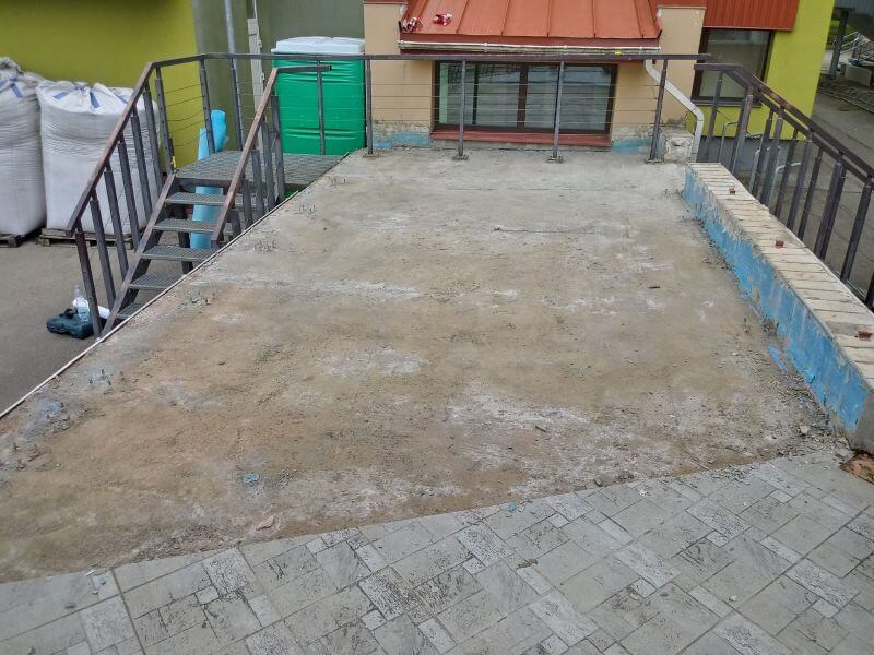 Tukuma pamatskolas tuneļa jumta platformas kapitālie būvdarbi | MJ projekts