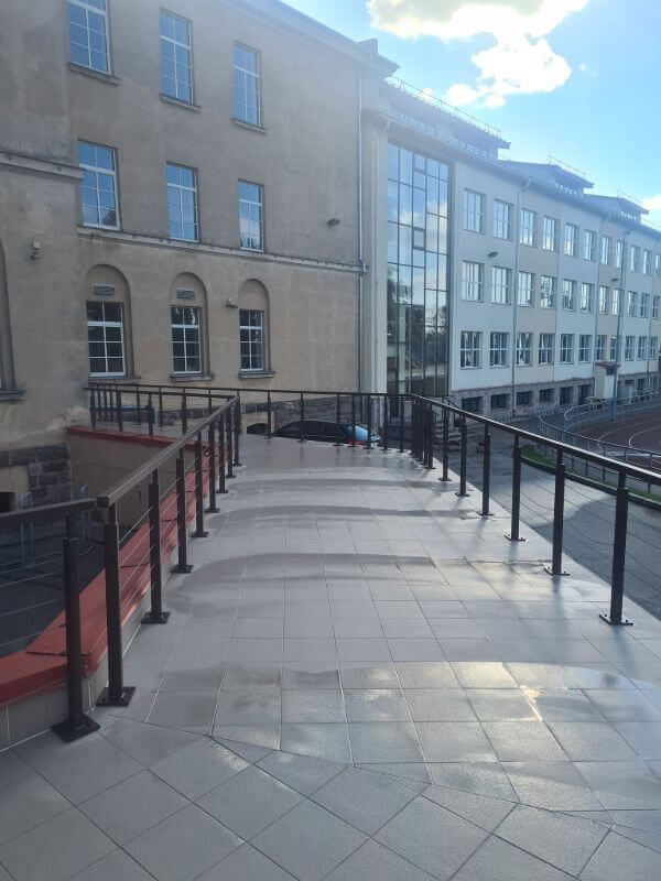 Tukuma pamatskolas tuneļa jumta platformas kapitālie būvdarbi | MJ projekts