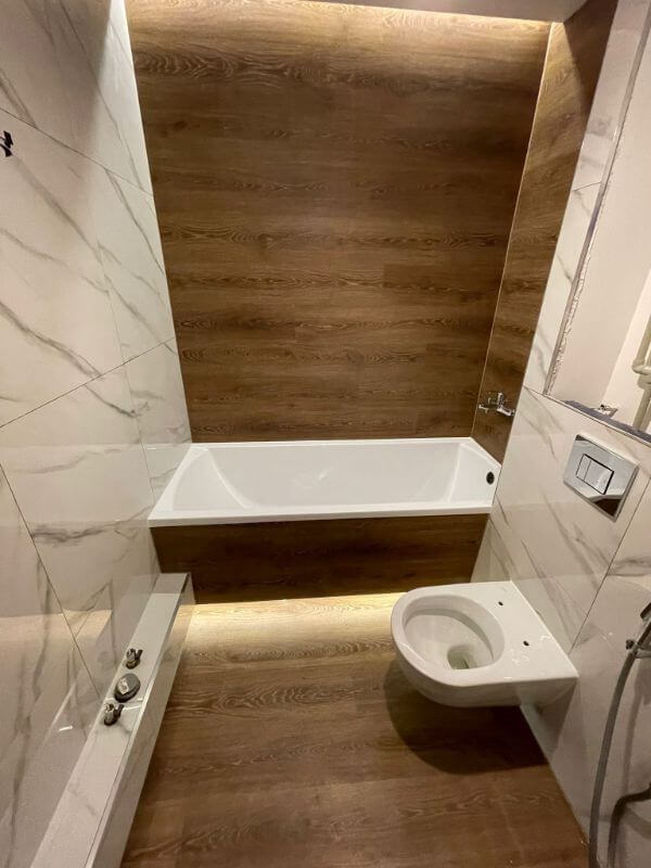 Vannas istabas kapitālais remonts | Būvniecības uzņēmuma  MJ projekts realizētie objekti