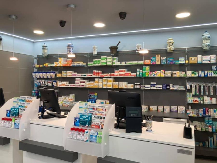Bancone della farmacia