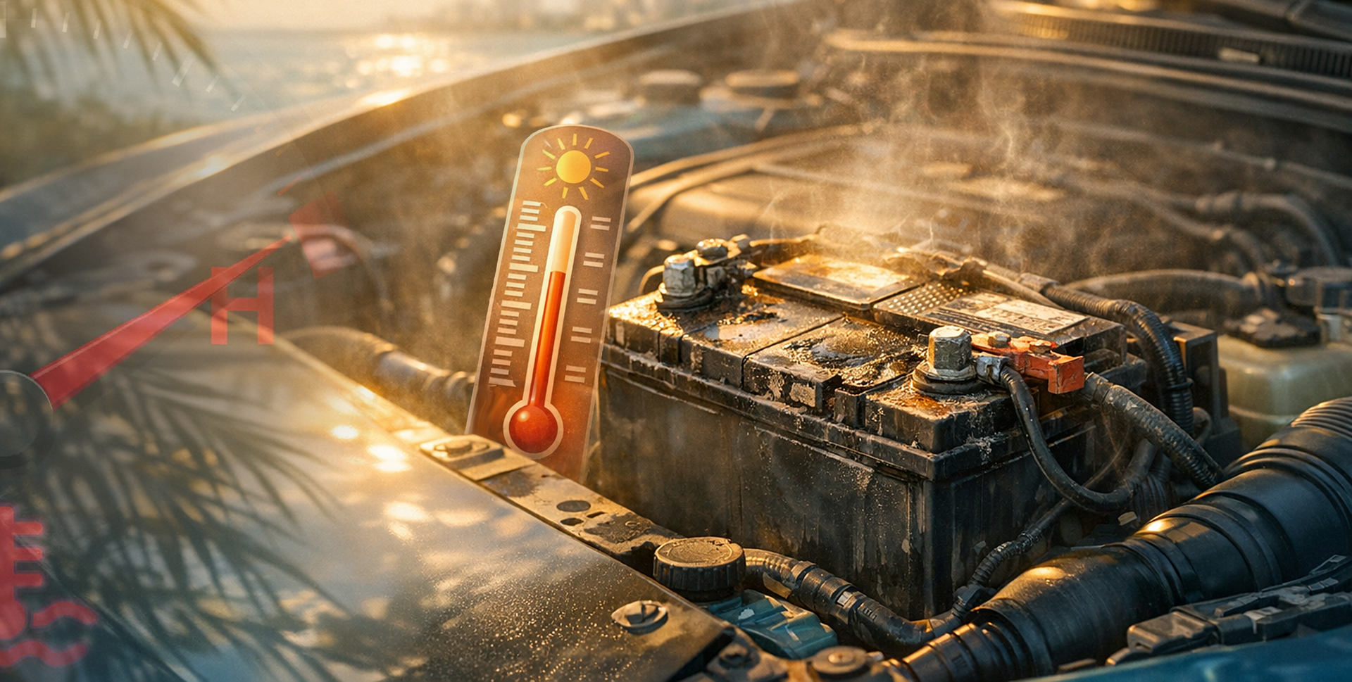 Car Battery Surviving Florida's Heat.
