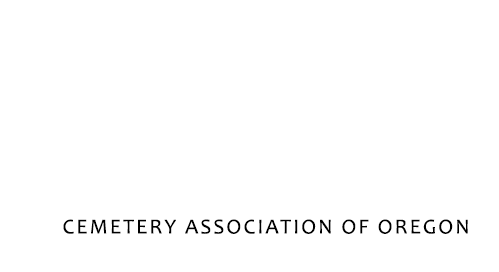 Cemetery Association of Oregon logo