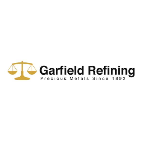 A logo for garfield refining precious metals since 1892