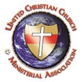 A logo for the united christian church and ministerial association