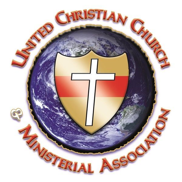 A logo for the united christian church and ministerial association