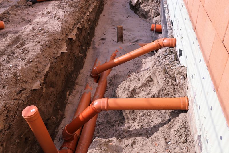 New Sewer Line Installation