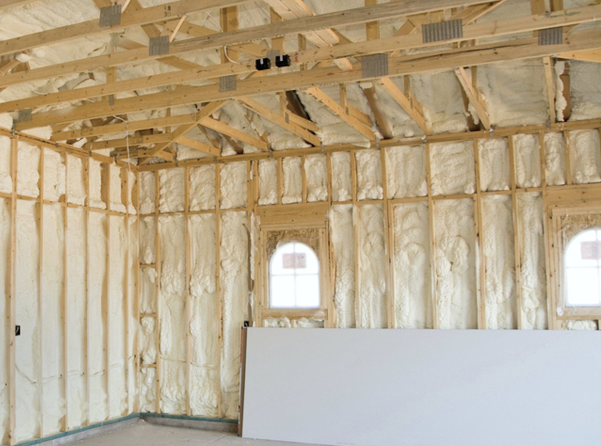 Jackson, Ms home with spray foam insulation installation