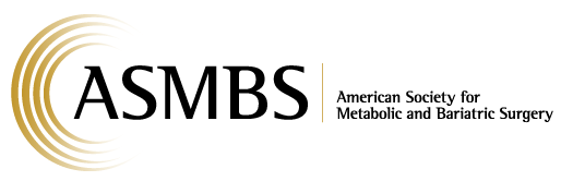 El logotipo de la Sociedad Estadounidense de Cirugía Bariátrica y Metabólica.