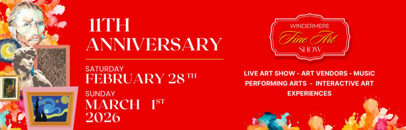 Red banner: 11th anniversary event. Features art, dates February 28 - March 1, 2026. Includes Red banner: 11th anniversary event. Features art, dates February 28 - March 1, 2026. Includes