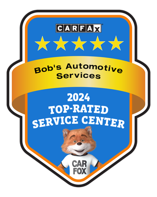 Carfax Top Rated Service Center Logo | Bob's Automotive Services