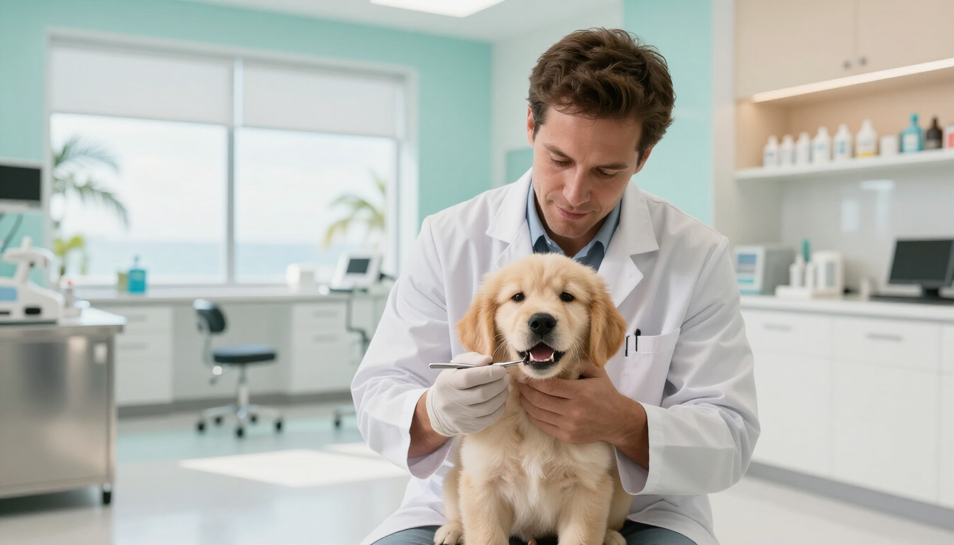 Professional pet dental cleaning in Miami