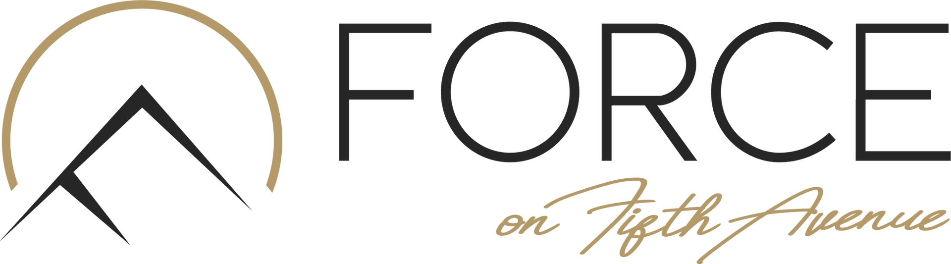A logo for a company called force on fifth avenue