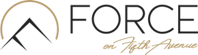 A logo for a company called force on fifth avenue
