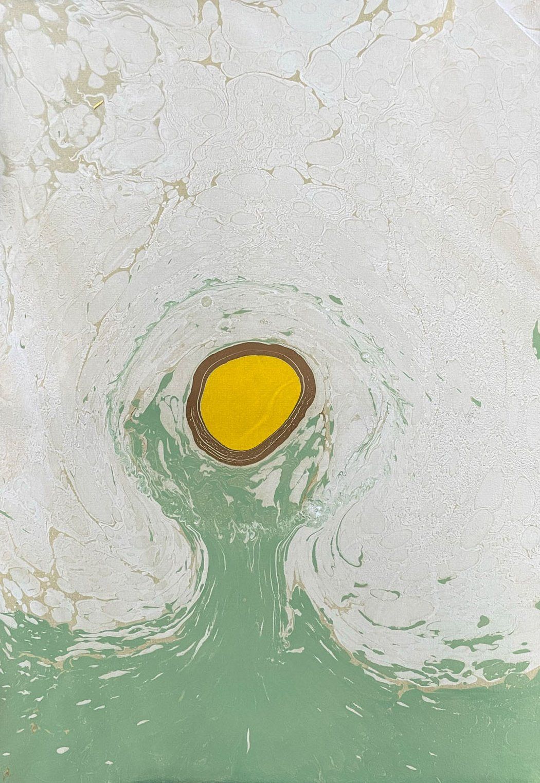 Strong composition work in this compelling marbled piece.