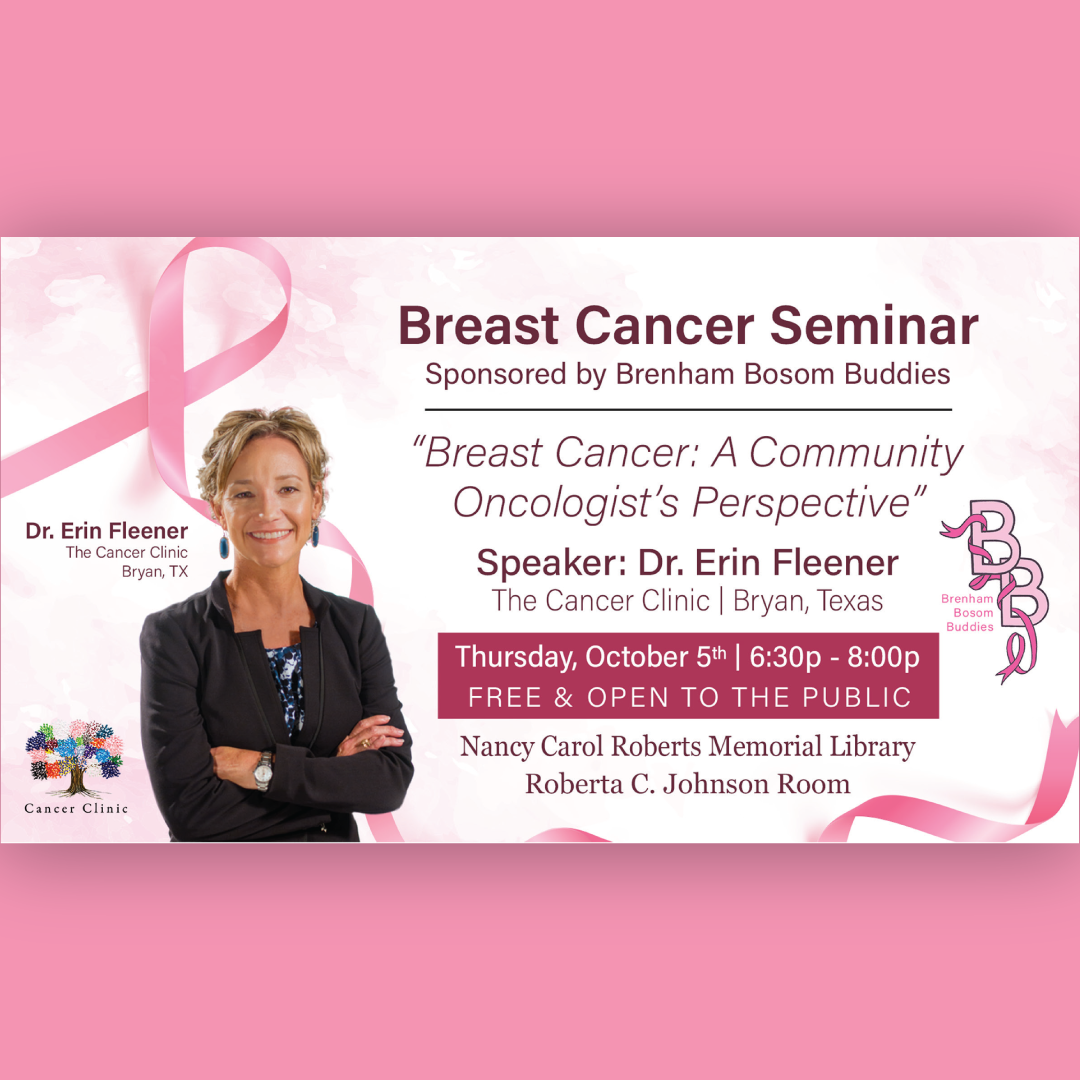 Brenham Boson Buddies Breast Cancer Seminar | Cancer Clinic