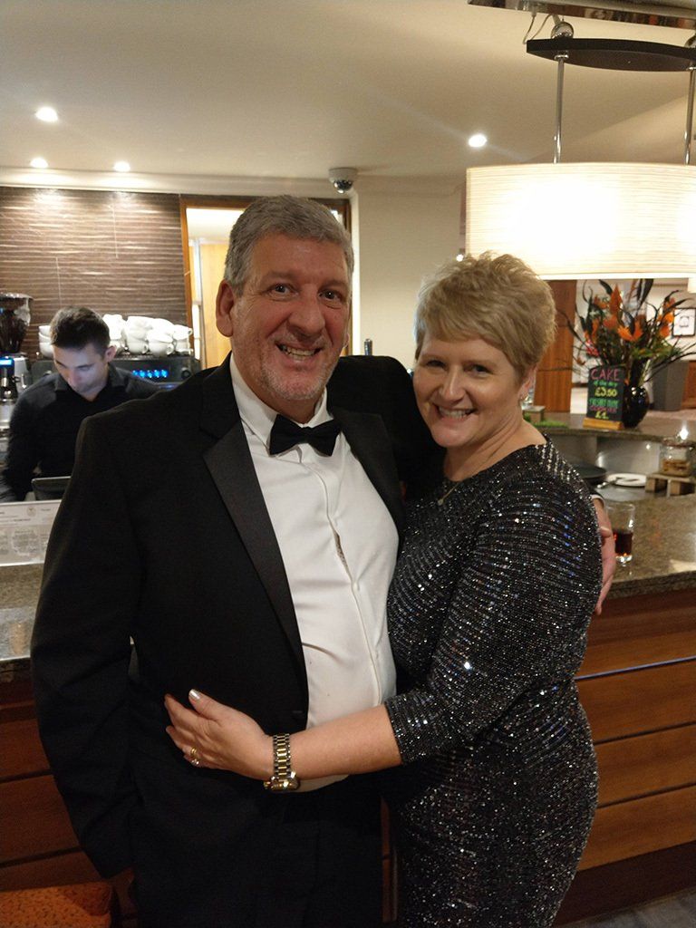 Worshipful Master and Festival President, W Bro Stephen Bull with his Lady, Janice Cheadle