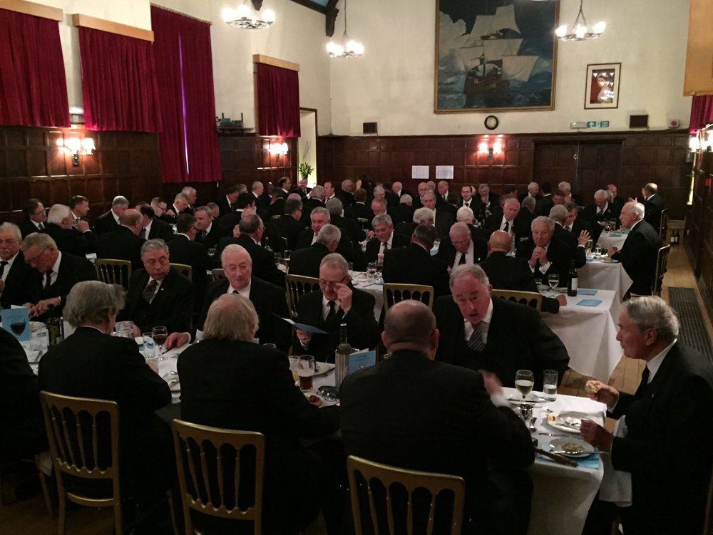 The Centenary Festive Board with almost 100 guests and entertainment from the Provincial Singers