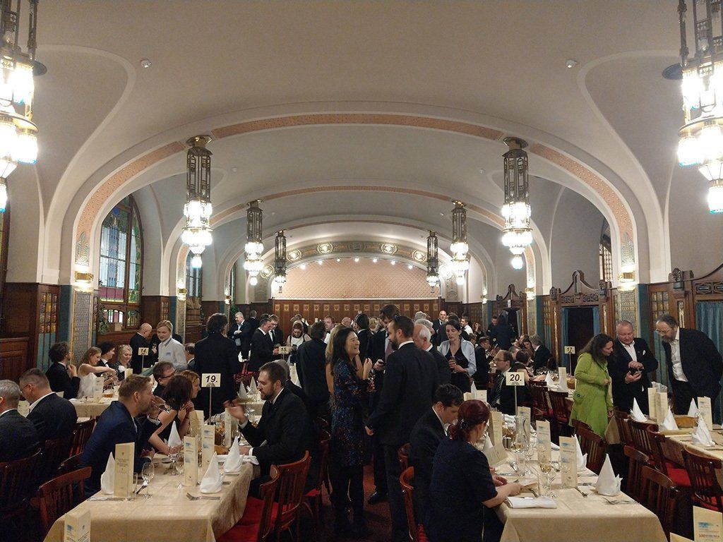 Guests enjoyed traditional Czech hospitality in the glamourous surroundings of Municipal House