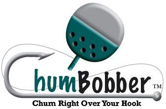 A humbobber logo with a fishing hook and a fishing lure