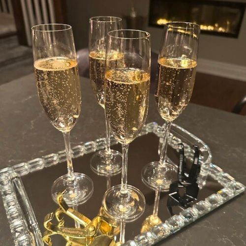 A van delivering packages