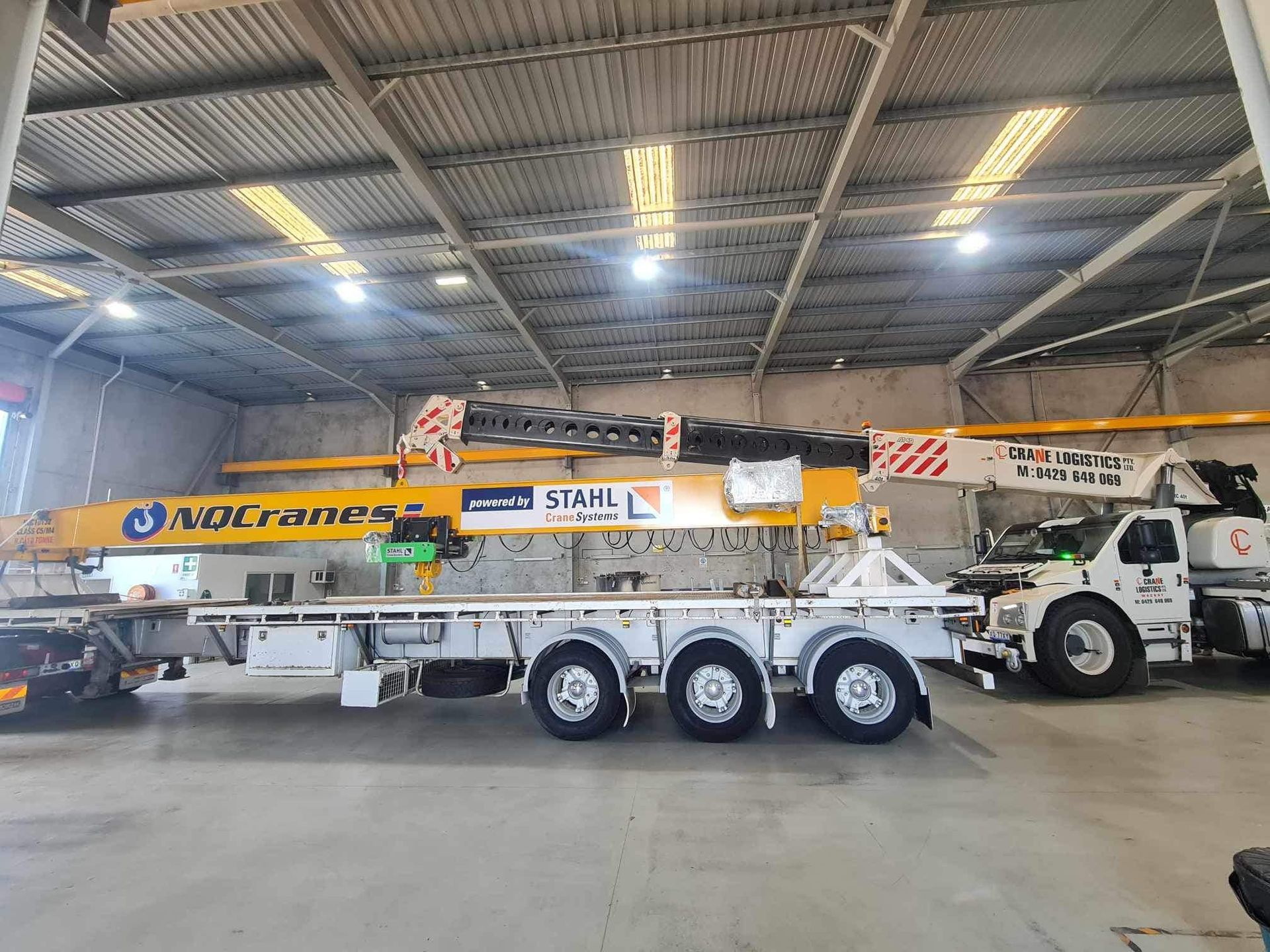 A Yellow Mobile Crane — Cranes for Hire in Mackay, QLD
