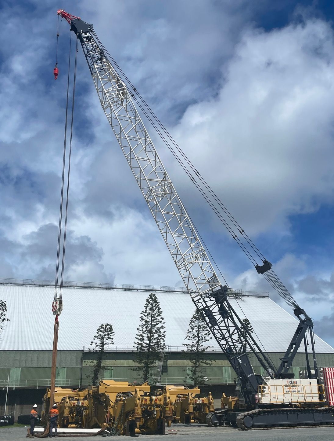 Close-up Of A Crawler Crane — Cranes for Hire in Mackay, QLD