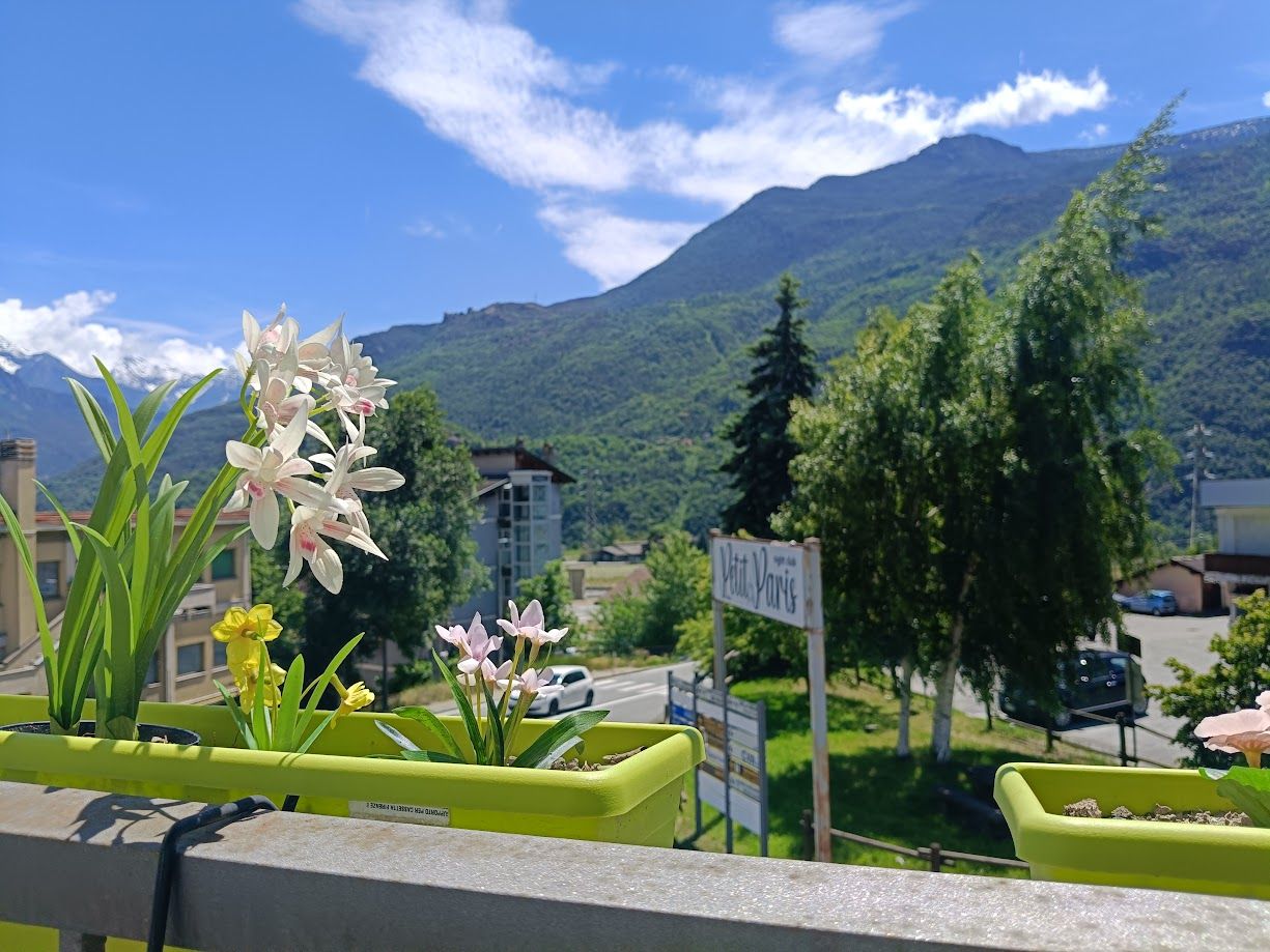 Balcons avec vue  sur les montagnes