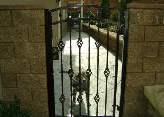 Black iron fences — Riverside, CA — Ross Fence Co