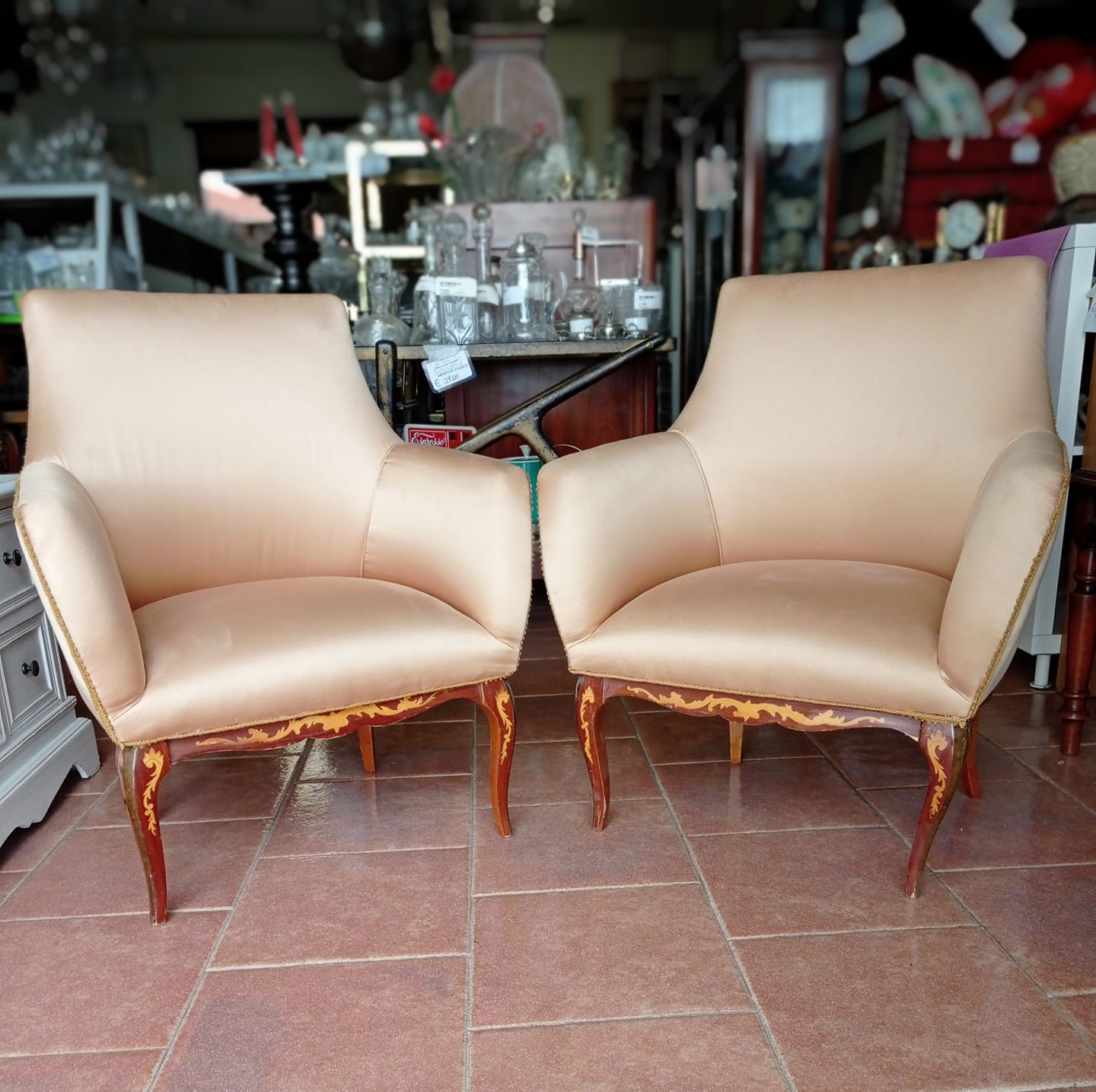 Poltroncine in velluto