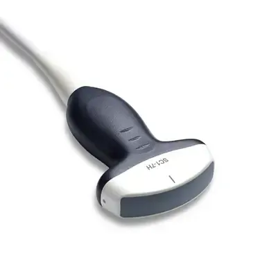 A black and white ultrasound probe with the number 1 on it
