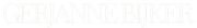 Logo Gerjanne Bijker