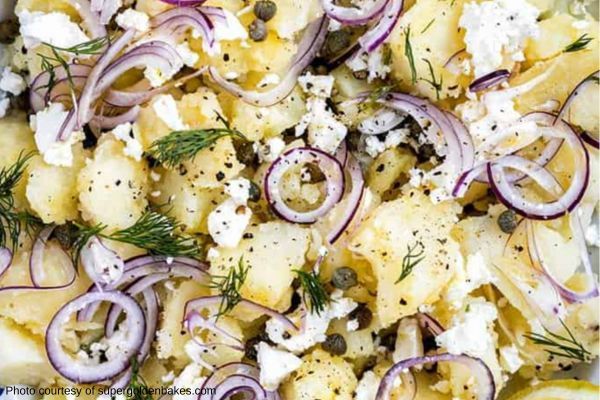 Greek potato salad