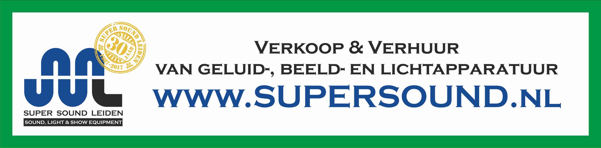 Supersound Beeld, geluid en lichtapparatuur logo