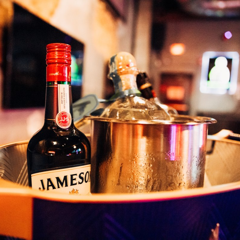 Bottle service at Silverball bar in Columbia, Missouri available for special events.