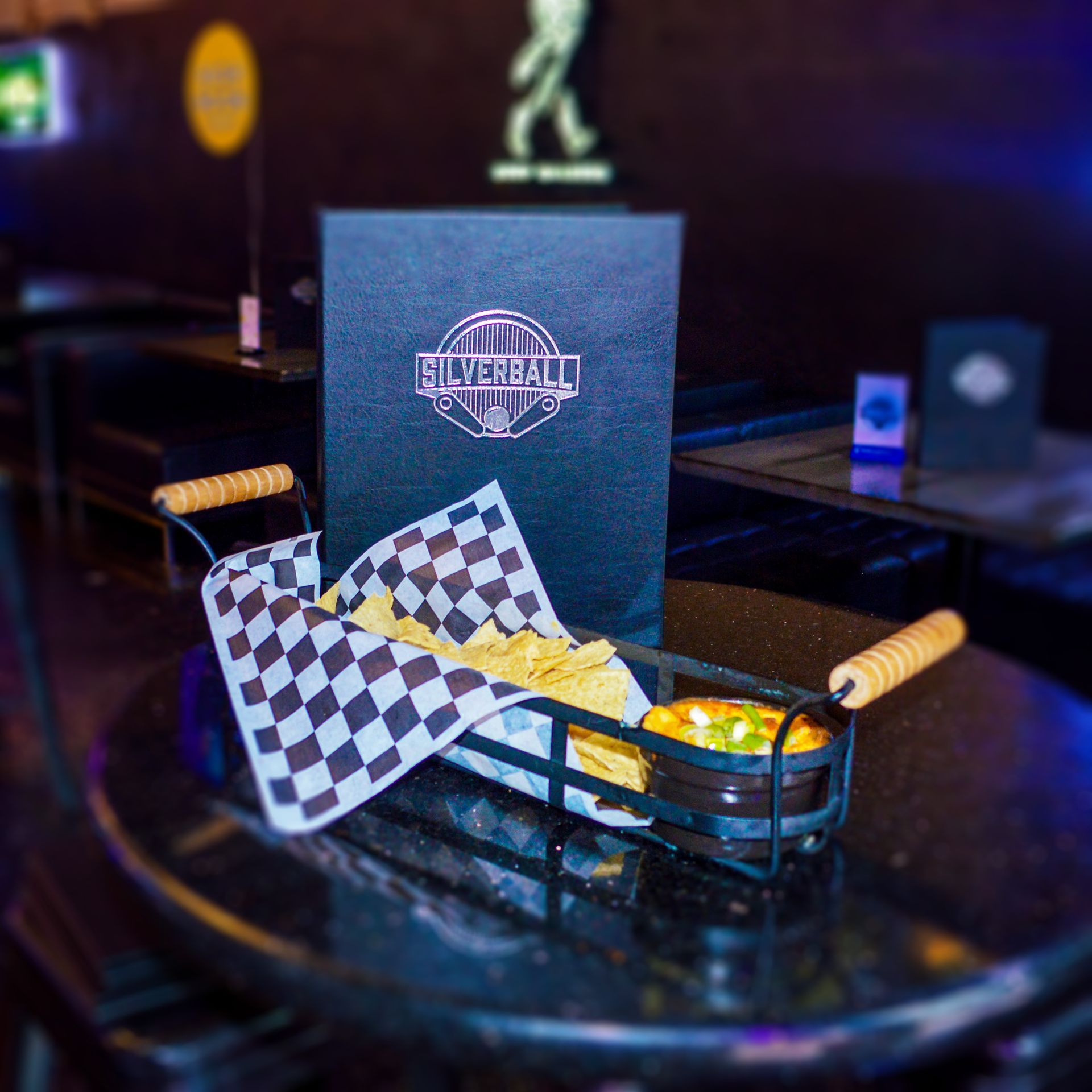 Food at Silverball Saloon in Columbia Missouri.