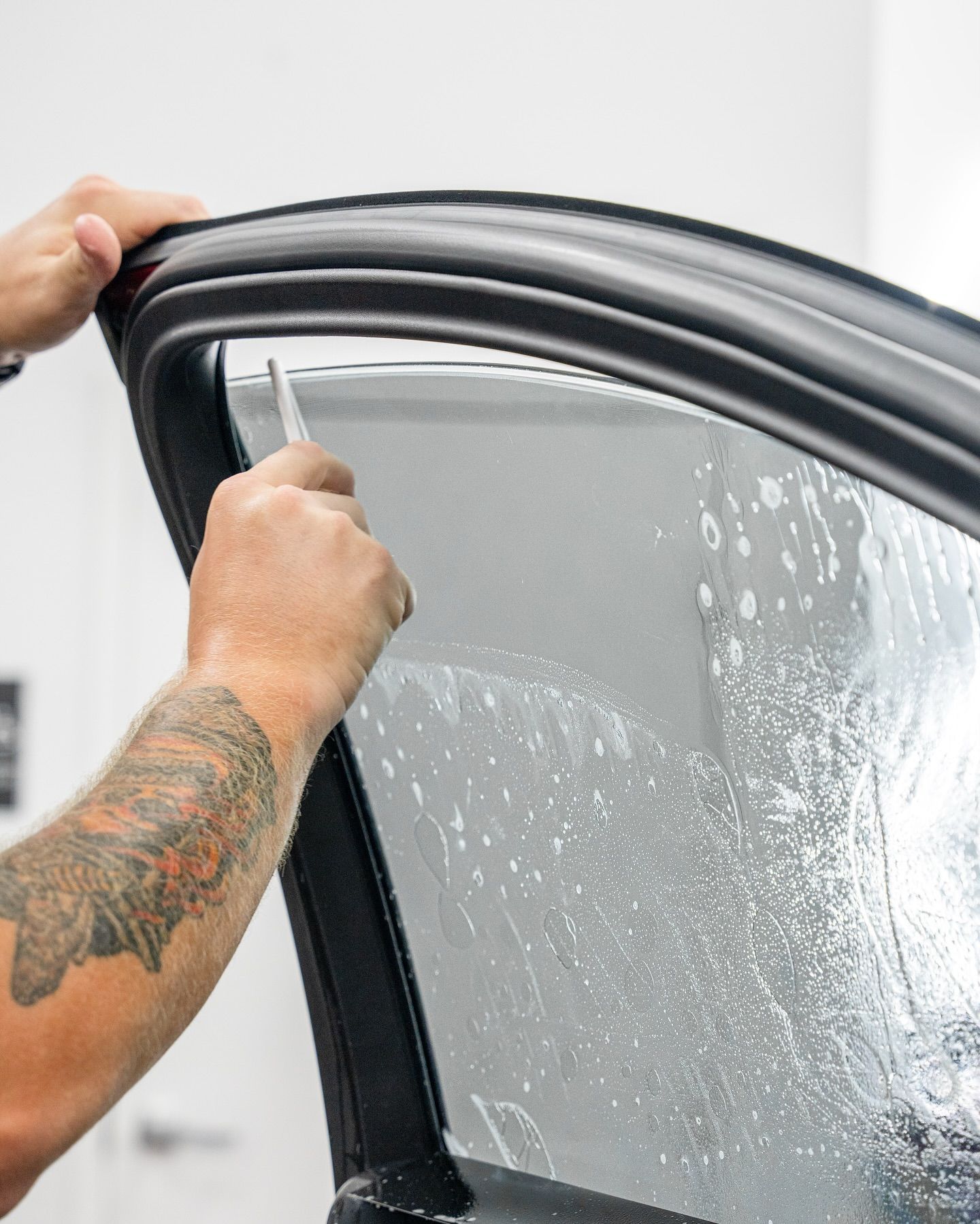 professional window tint installation