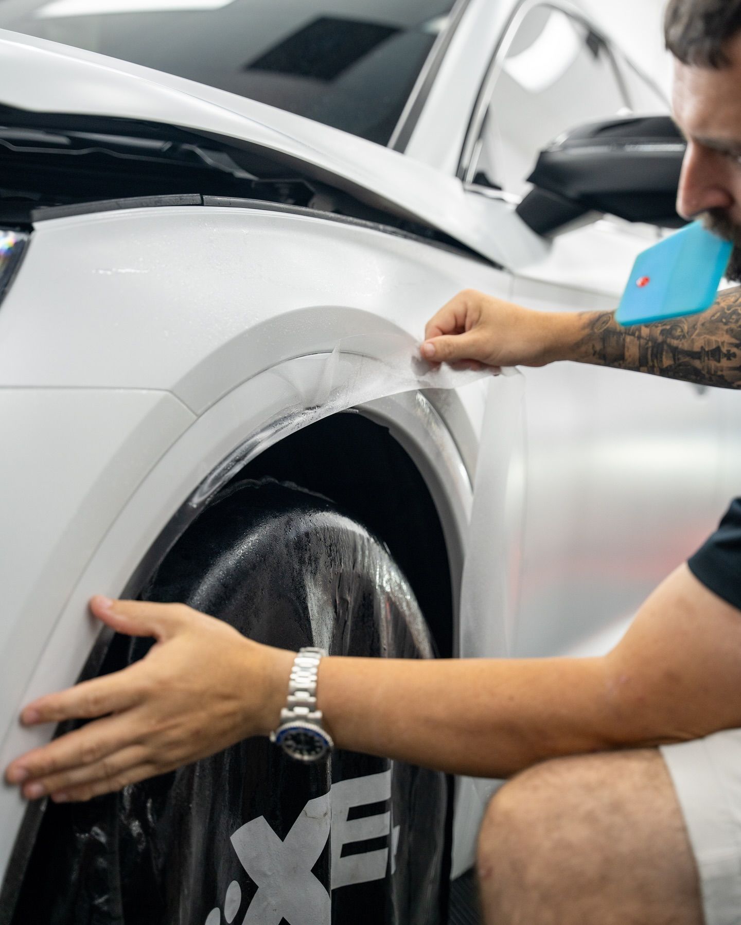 paint protection film installation