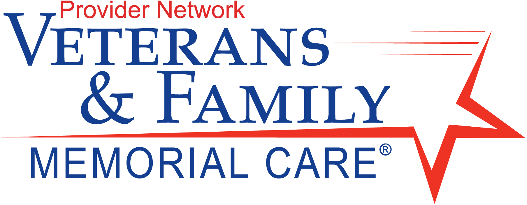 the veterans and family memorial care provider network logo
