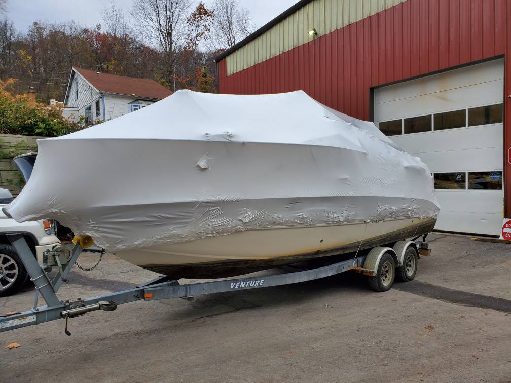 Motor Boat on Trailer — Mahopac, NY — Mahopac Marina