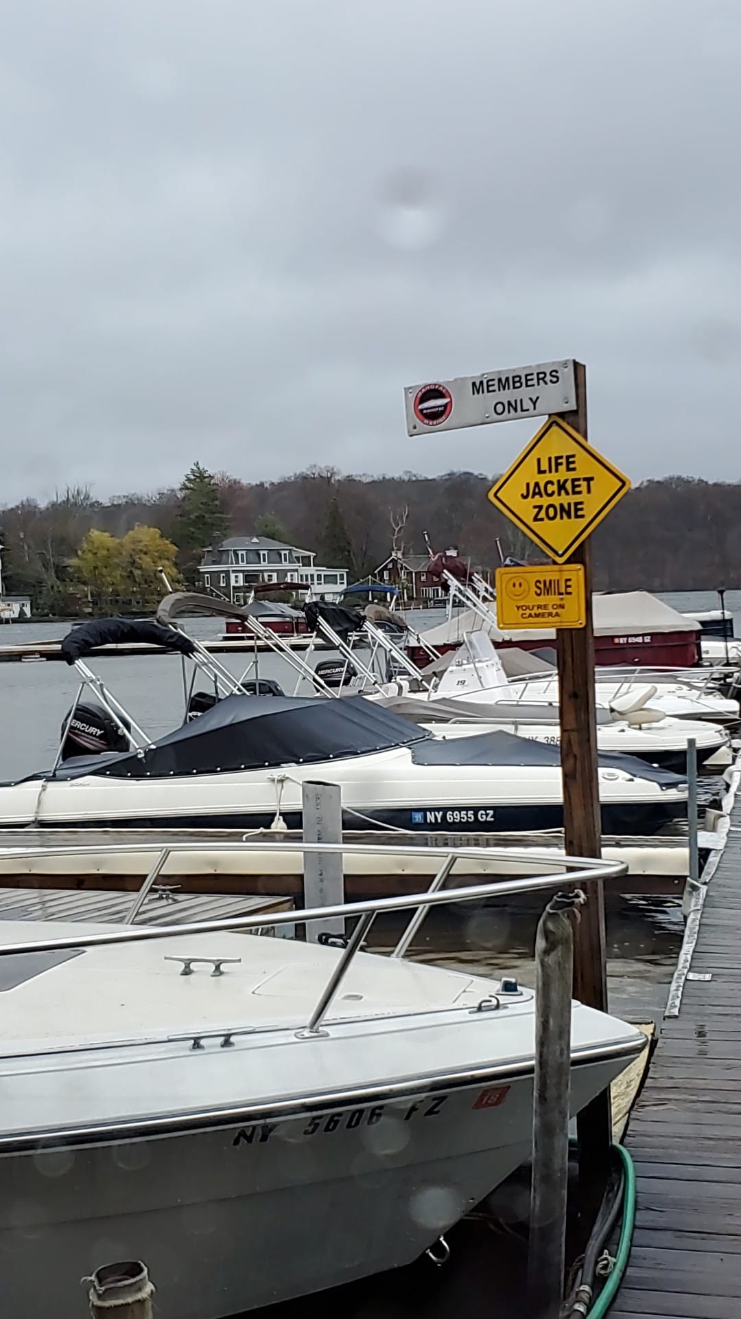 Row of Boats — Mahopac, NY — Mahopac Marina