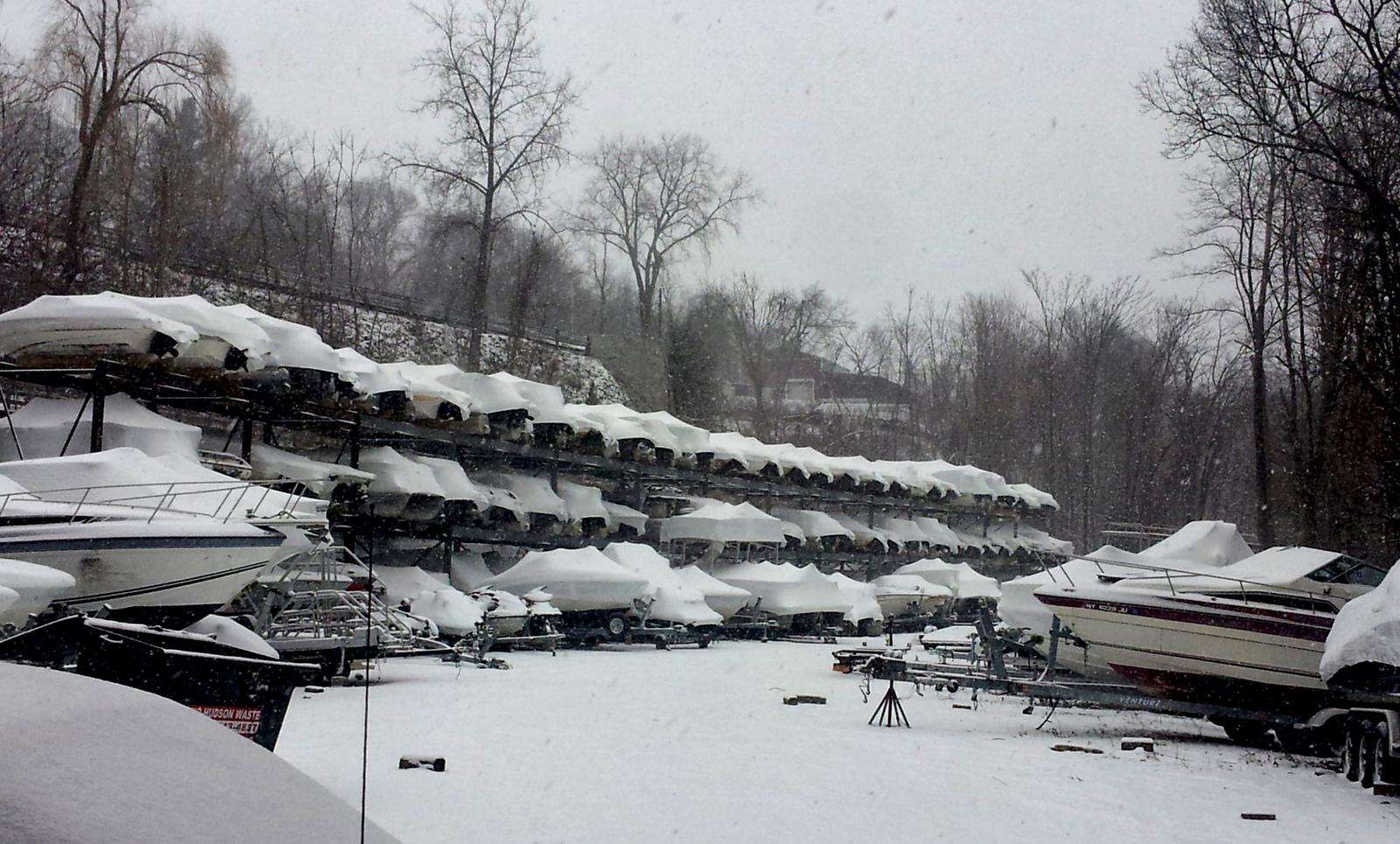 Boats Covered During Winter Season — Mahopac, NY — Mahopac Marina