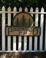 Pinewood Sign - Retirement Home