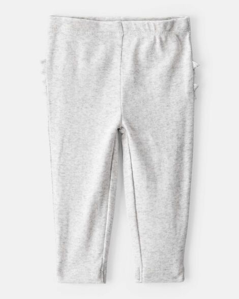 Pack de 2 pantalones de algodón para bebe - Gris/Rosa Cater´s