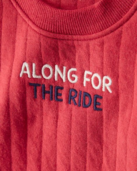 Conjunto de tres piezas Carter´s Along For The Ride - Rojo/azul