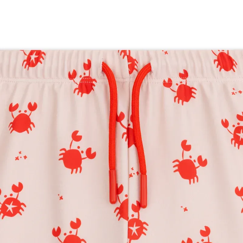 Boxer de bañador - Beige/Rojo - Cangrejo