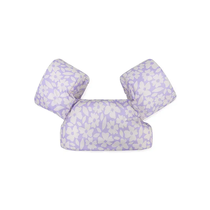 Flotador con manquitos - Flores Lilas