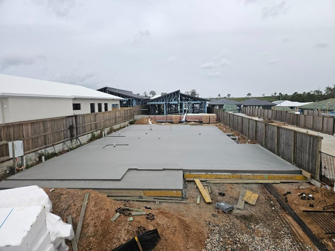A Concrete Foundation Is Being Built — Kontek Constructions in Brisbane, QLD