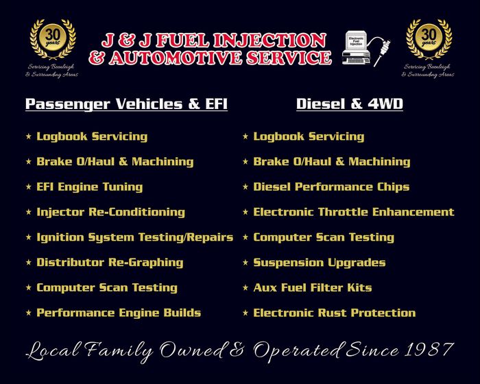 J & J Fuel Injection & Automotive Service Services